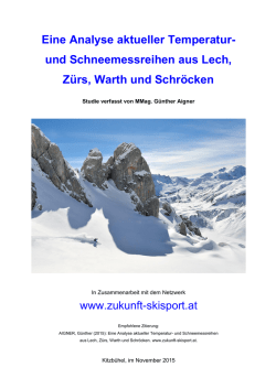 Eine Analyse aktueller Temperatur- und