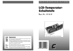 LCD-Temperatur