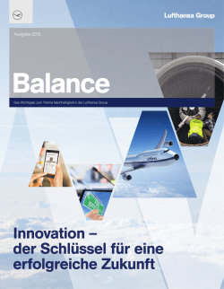 Ausgabe 2015 - Lufthansa Group