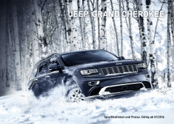 JEEP&reg; GRAND CHEROKEE