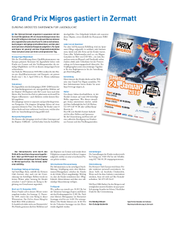 Skirennen für Jugendliche: Grand Prix Migros