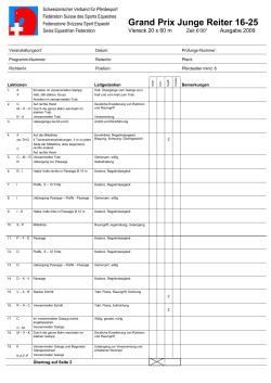 FEI U-25 Grand Prix (PDF, 26 Ko) - Schweizerischer Verband für