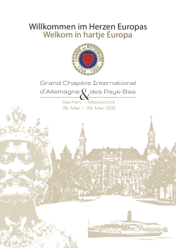 Grand Chapitre International in der Euregio Aachen