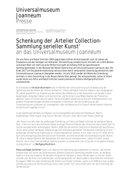 Artelier Collection- Sammlung serieller Kunst` an das