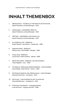 INHALT THEMENBOX