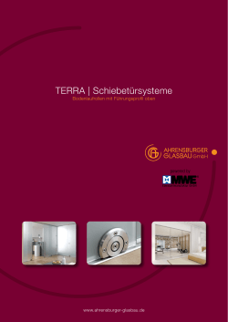 TERRA | Schiebetürsysteme