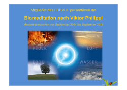 Biomeditation nach Viktor Philippi