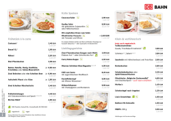 Kalte Speisen Klein & verführerisch Frühstück à