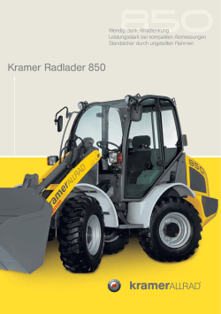 Kramer Radlader 850