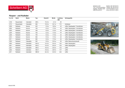und Radlader - Schelbert AG