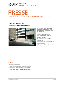 Presseinformation, 26. November 2015, PDF-Datei