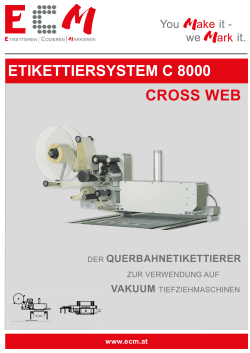 etikettiersystem c 8000 cross web