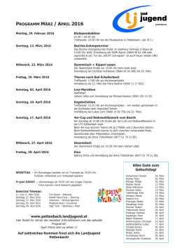 DOWNLOAD PROGRAMM M&auml;rz / April 2016
