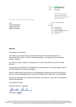 Infraserv GmbH & Co. H&ouml;chst KG