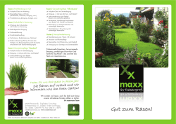 Gut zum Rasen! - MAXX Rasenprofi