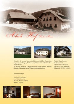 Aberle Hof Familie Messner