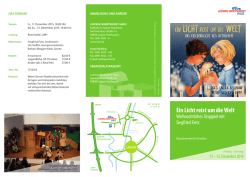 Ein Licht reist um die Welt - Ludwig-Windthorst-Haus