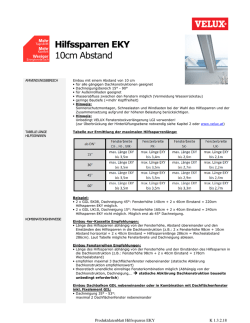 Hilfssparren EKY 10cm Abstand