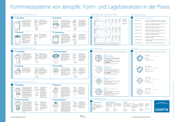 Poster_Form- und Lagetoleranzen