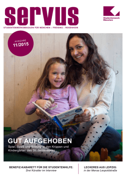 GUT AUFGEHOBEN - Studentenwerk M&uuml;nchen