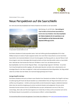 Neue Perspektiven auf die Saarschleife