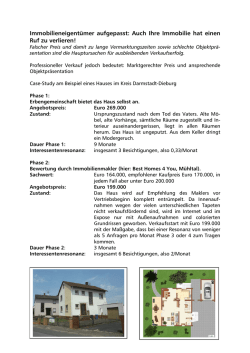 Immobilieneigent&uuml;mer aufgepasst
