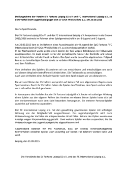Info - SV Fortuna Leipzig