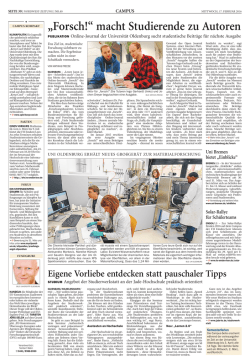 Ein Stipendienprogramm f&uuml;r Sch&uuml;ler und