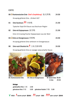 80 Kantonesischer Ente Chef`s Empfehlung! 港式烤鴨