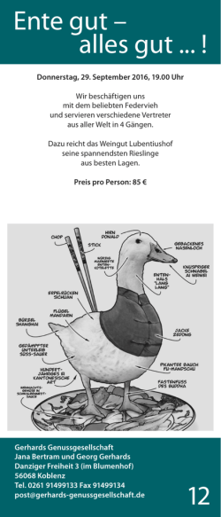 2016-09-29 Ente gut Gerhards.indd