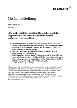 Medienmitteilung