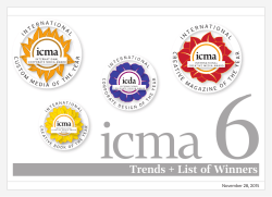 6. ICMA List of Winners E 5.indd - International Creative Media Awards