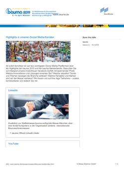 Highlights in unseren Social Media