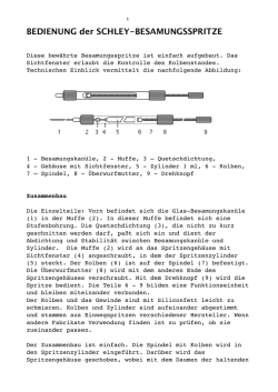 SCHLEY-Spritze - Instrumentelle Besamung