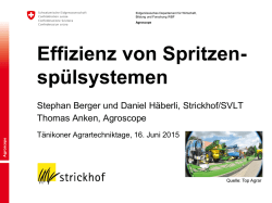 Effizienz von Spritzen- sp&uuml;lsystemen