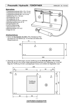 Pneumatik / Hydraulik - TÜRÖFFNER