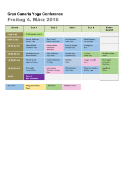 Gran Canaria Yoga Conference