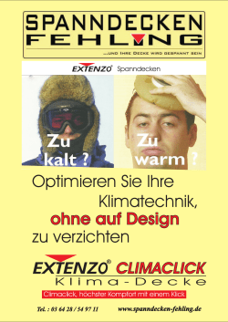 Optimieren Sie Ihre Klimatechnik, ohne auf Design zu verzichten