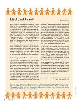 Ich bin, weil ihr seid