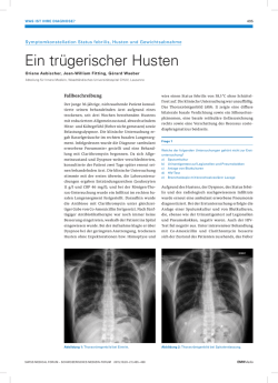 Ein tr&uuml;gerischer Husten