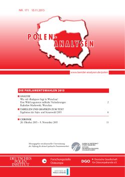 Polen-Analysen Nr. 171 - Länder