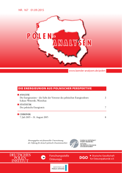 Polen-Analysen Nr. 167 - Länder