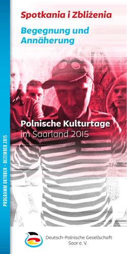 Polnischen Kulturtage im Saarland 2015