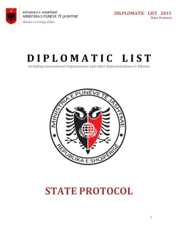 dilplomatic list 2015