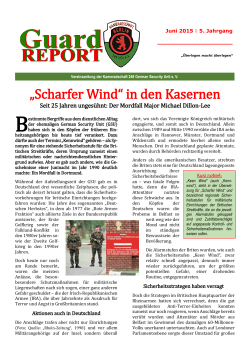 GUARD REPORT (Juni 2015) - Kameradschaft 248 German