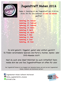 Jugendtreff Muhen 2016