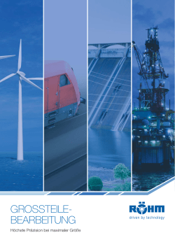 grossteile- bearbeitung