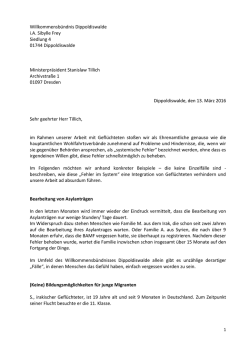 Offener Brief des Willkommensb&uuml;ndnisses