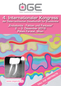 Information-Folder - &Ouml;sterreichische Gesellschaft f&uuml;r Endodontie