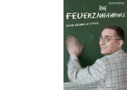 Flyer / PDF - Neue Bühne Darmstadt